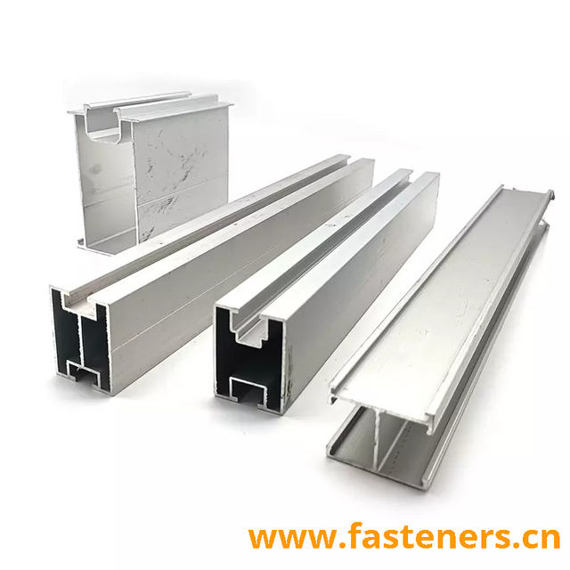 H-shaped Extruded Aluminum Profiles Rail for Solar Panel 