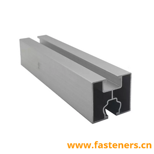 Solar 6000 Series Anodized Customized Aluminum Extrusion Profile 