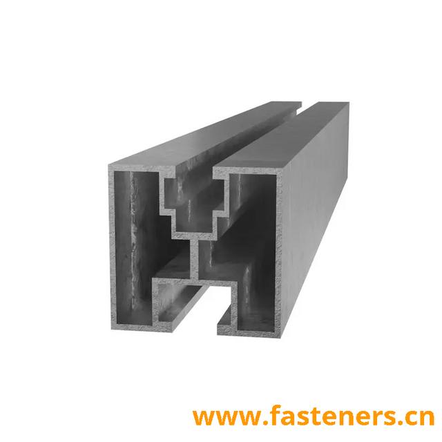 Customized Industrial 4040 Anodized Aluminum Extrusion Profile for Solar Mounting 