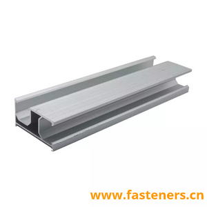 Solar Panel Brackets Aluminium Extrusion 6063 T5 Solar Panel Frames Aluminum Rail 