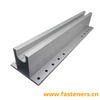AL6005/AL6063 T Slot Aluminium Extrusion Solar Panel Mounting Rails 