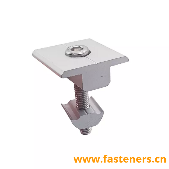 Aluminum Solar MID Clamp Solar Mounting Solar Panel Clamp