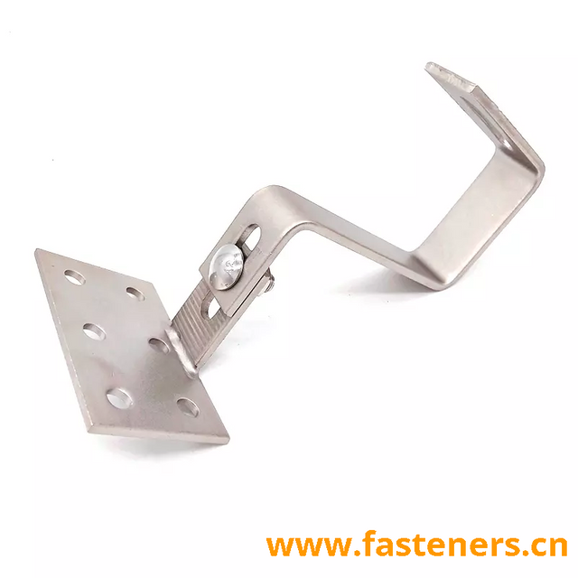 Stainless Steel A2 A4 Adjustable Bracket Solar Roof Hook Parts for Solar Energy System