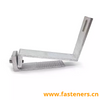 Solar Adjustable Hook And Aluminum Rail Bracket for Solar Panel Metal Roof Mounts