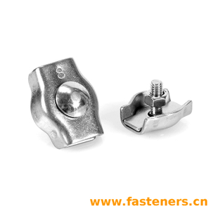 Stainless Steel Box Type Single Card Steel Wire Rope Clip Head Ingot Clip