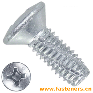 DIN7516 (EE) Cross Recessed Oval Head Thread Cutting Screws - Form EE