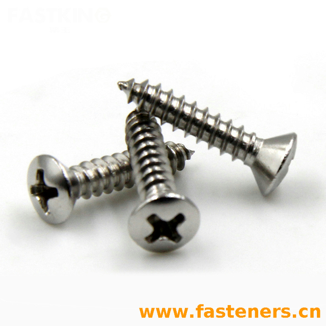 JIS B1122 (O) Cross Recessed Raised Countersunk Head Tapping Screws