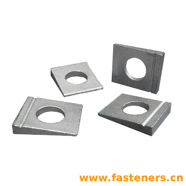 CNS4646 Square Taper Washers With Single Slot For High Strength Bolts Connection For Steel Structure