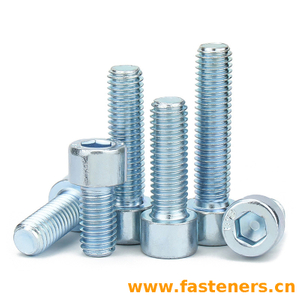 DIN912 hexagon socket head bolt White zinc