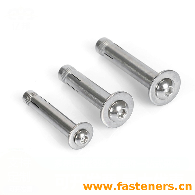 Allen Pan Head Concrete Anchor Bolt,Hex Socket Expansion Anchor Bolt,Sleeve Anchor,Stainless Steel