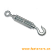 Heavy Duty Drop Forged Galvanized DIN1480 Type Chain Lifting Turnbuckle wire with Hook and Eye