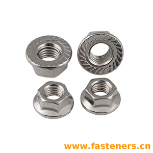 EN14218 Hexagon Head Nuts With Flange With Fine Pitch Thread
