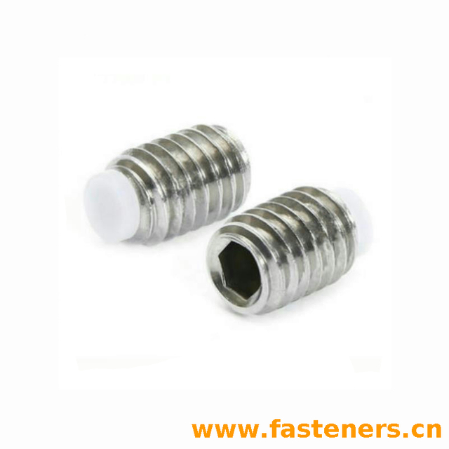 Hexagon Socket Nylon Tip Set Screws