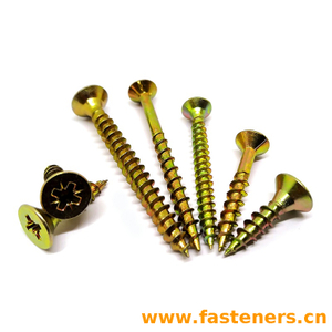 ANSI/ASME B 18.6.1 (R2016) Type 1A Cross Recessed Flat Countersunk Head Wood Screws
