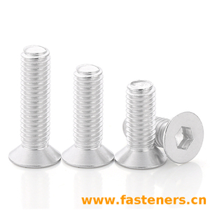 DIN7991 Hexagon Socket Countersunk Head Cap Screws (material Aluminium)