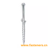 Hot Dip Galvanised Flange Head Ground Screw Anchors with Large Spiral Blades 