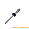 Customized Stainless Steel 304 410 Double Threaded Hanger Bolt with Lock Nut 