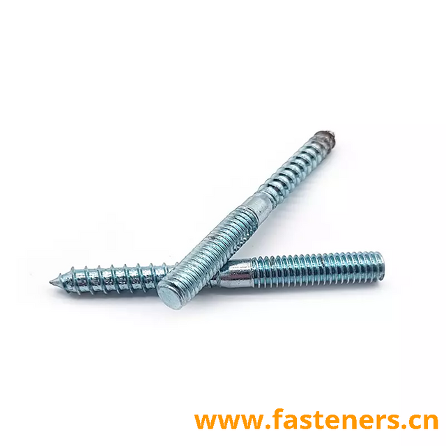 Carbon Steel Galvanized Self Tapping Thread End Screw Hanger Bolts 