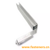 Solar Adjustable Hook And Aluminum Rail Bracket for Solar Panel Metal Roof Mounts