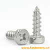 GB9456 Cross Recessed Hexagon Head Tapping Screws With Indentation