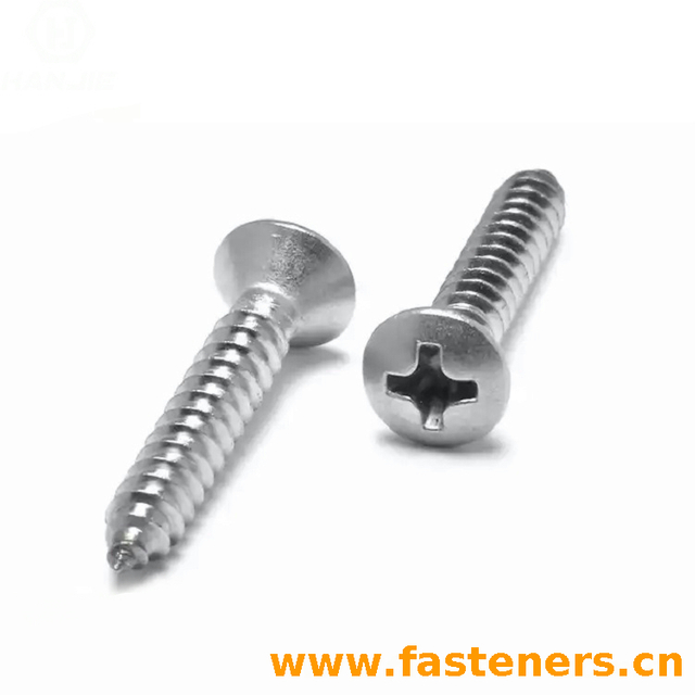 ASME B 18.6.5M (R2010) Metric Type I Cross-Recessed Oval Countersunk Head Tapping Screws