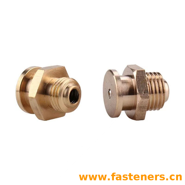 ISO 7824 Shipbuilding And Marine Structures - Lubrication Nipples - Grease Nipple-Flat Types-Copper Material
