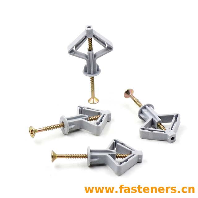 Aircraft/Butterfly screw,Expansion screw for nylon plastic gypsum board
