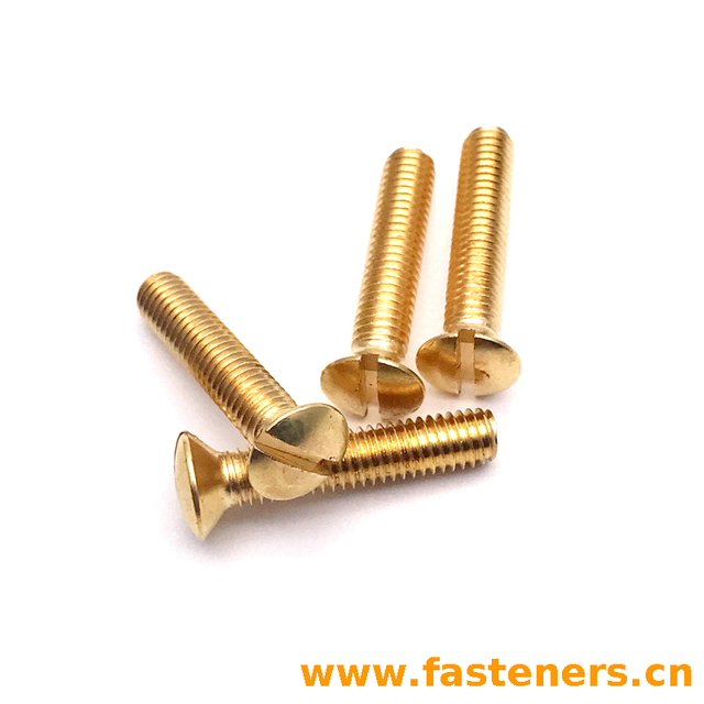 ISO 2010 Slotted Raised Countersunk Head Screws
