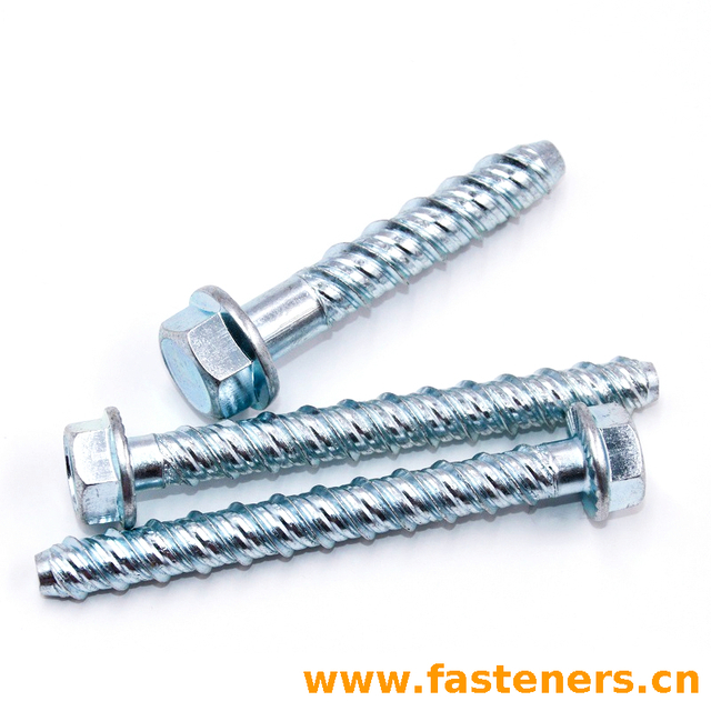 Flange Screw,Cement Bolt,Hexagonal Pad Cement Bolt,Hexagon Flange Cement Screw,concrete Screw,Masonry Screw,Concrete Screw Anchor Masonry Anchor,Cement Anchor