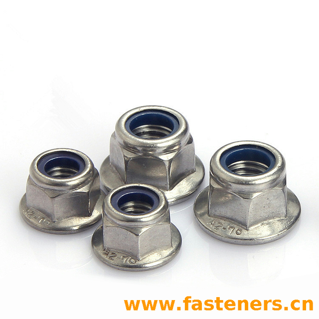 EN1663 Prevailing Torque Type Hexagon Nuts With Flange (with Non-Metallic Insert)