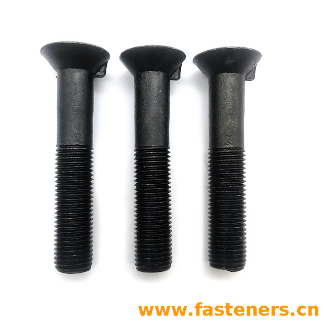 ASME B18.9 No.6 Repair Head Plow Bolts (Countersunk,heavy Key) [Table 4] (A307, F468, F593, SAE J 429)