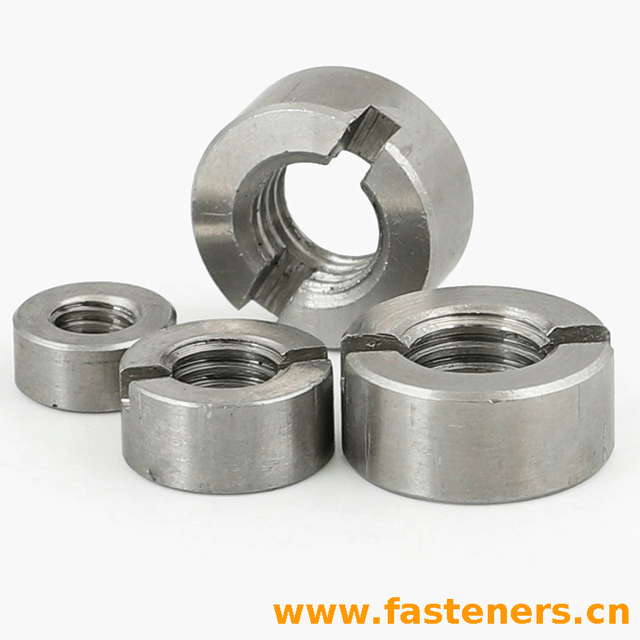 GB817 Slotted Round Nuts