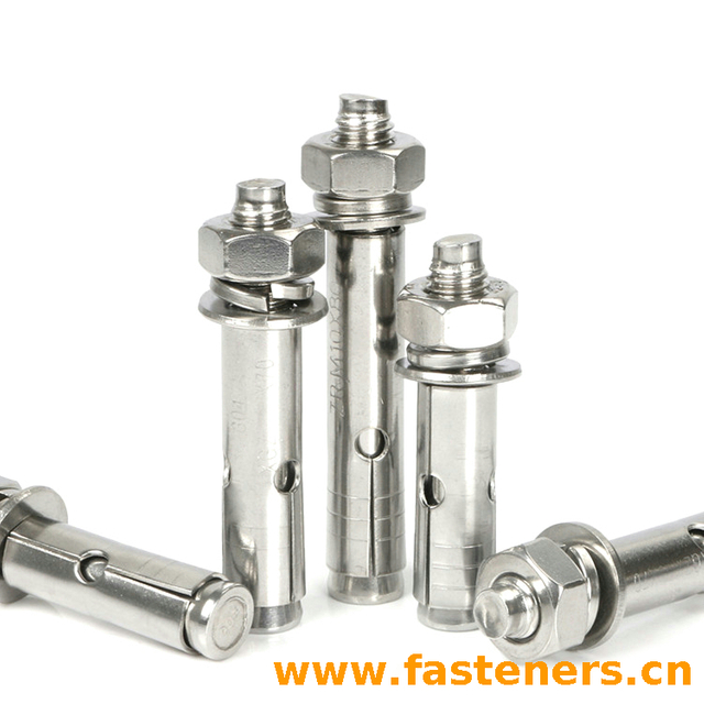 304 stainless steel sleeve expansion bolt with hole