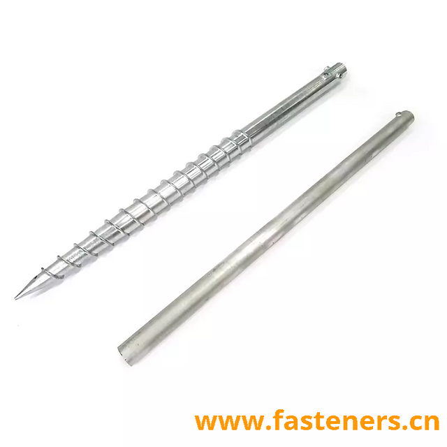 Solar Mount Connecting Helical Piles Adapte Anchor