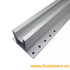 AL6005/AL6063 T Slot Aluminium Extrusion Solar Panel Mounting Rails 