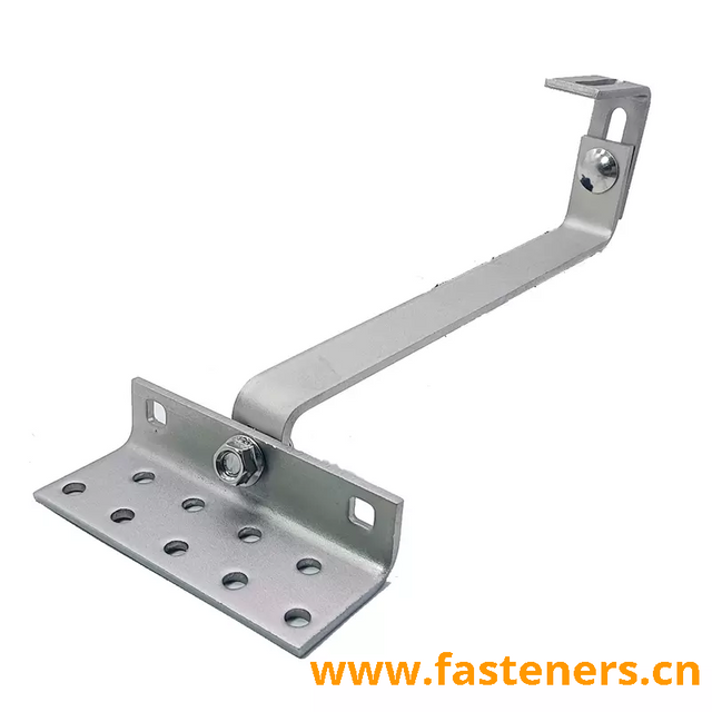 New Energy Photovoltaic Stainless Steel SS304 Adjustable Solar Panel Mount Roof Hook