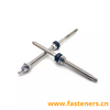 Stainless Steel Double Head Thread Tin Roof M10 Hanger Bolt for Wood 