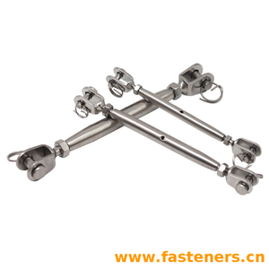 Turnbuckle with Welded Forks Stainless Steel