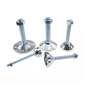Galvanized Carbon Steel Adjustable Leveling Feet Heavy Duty Foot Cup