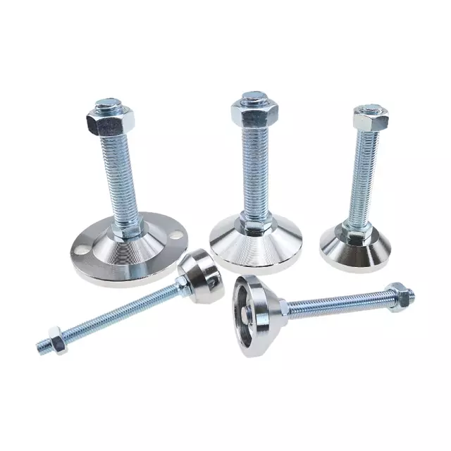 Galvanized Carbon Steel Adjustable Leveling Feet Heavy Duty Foot Cup